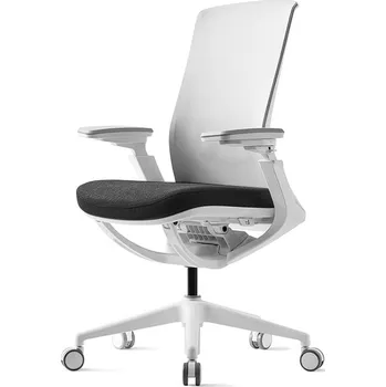 Kancelářská ergonomická židle ROLY WHITE - síťovina, více barev Černá