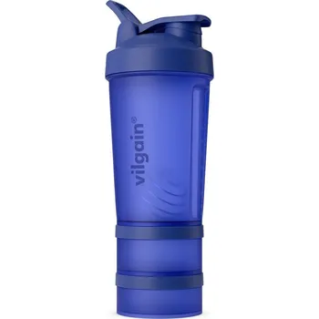 Sportovní výživa Vilgain Shaker Pro 2Go – Lapis 450 ml + 150 ml + 100 ml
