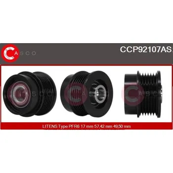 Řemenice, generátor CASCO CCP92107AS