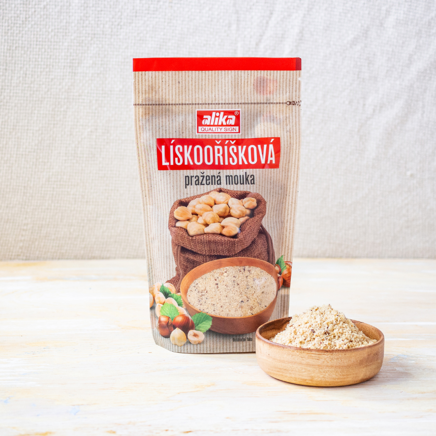 Alika Zdravé ořechy Lískooříšková mouka pražená 200g