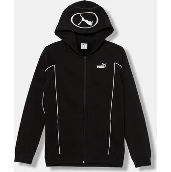 Chlapecká mikina Dětská mikina Puma PUMA SPORT Full-Zip Hoodie FL B 688858 černá 99X, vel. 176