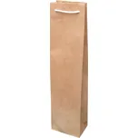 Taška papírová na víno přírodní