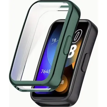 Příslušenství k chytrým hodinkám Silikonový kryt pro Huawei 8, 9 a 10 - Zelený