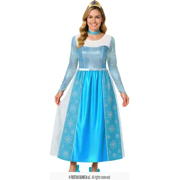 Karnevalový kostým Fiestas Guirca Dámský kostým Modrá princezna - velikost M 38/40
