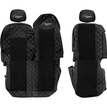 Ochranný autopotah Potahy sedadel (1+2) - Elegance Q, RENAULT MASTER III (01.2010-12.2023) & OPEL MOVANO B (01.2010-12.2023) & NISSAN NV400 (01.2010-12.2023)