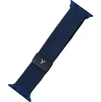 Řemínek na hodinky YENKEE YWB 057 AW Nylonový řemínek pro Apple Watch 42 44 45 mm modrá (8590669378050)