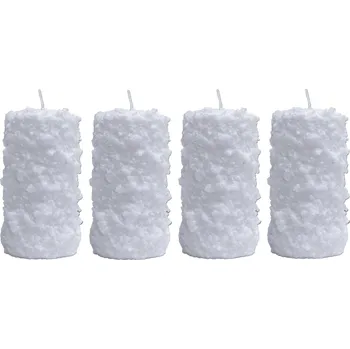 Vánoce Adventní sada válec sněhový 5/10 cm