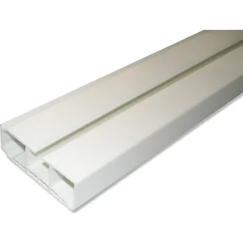 Garnýž Jednokolejnice+koncovky,záslepky Barva: BL - bílá, Délka: 150 cm