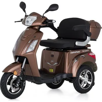 Elektrotříkolka ELEKTROPOWER DELUXE 6+ 20 Ah Hnědá