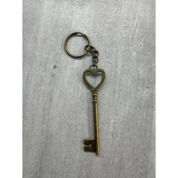 Přívěsek na klíče - klíč ve tvaru srdce