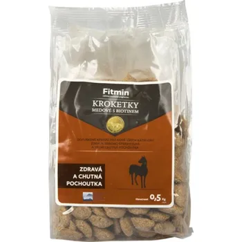 Míč pro koně Fitmin Pamlsky pro koně med+biotin 0,5 kg