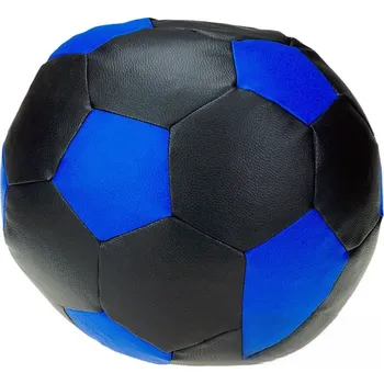 Taburet Dětský taburet MÍČ 50 cm - černá + modrá