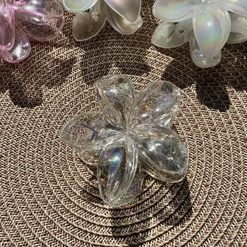 Krejčovské nůžky Annie's Knit Skřipec havajská květina Plumerie – křišťálově lesklá