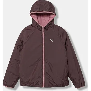 Dívčí oblečení Dětská oboustranná bunda Puma Reversible Puffer Jacket 688407. růžová 30X, vel. 128