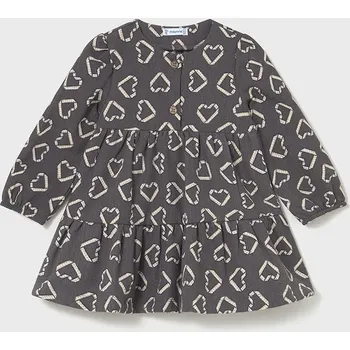 Dívčí šaty Dívčí šaty Mayoral šedá barva, mini, 2915 2915.4F.Baby.9BYA 90X, vel. 98