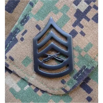 Armáda U.S. Odznak hodnostní USMC - GySgt. - ČERNÝ pár