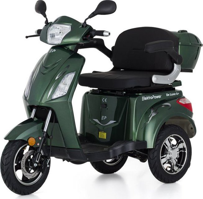 TŘÍKOLKA ELEKTROPOWER DELUXE 6+ ZELENÁ