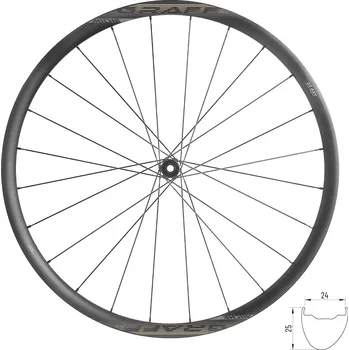 Zapletené kolo gravelová kola MICHE GRAFF XL SH 25 plášťová, Alloy