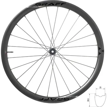Zapletené kolo gravelová kola MICHE CARBO GRAFF EVO XDR 36 TLR určení: Gravel