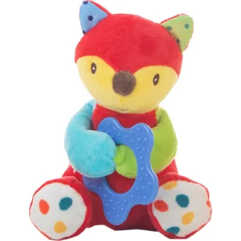 plyšák Liška s kousátkem od firmy Llopis (Animales con mordedor 16 cm)