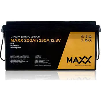 LiFePO4 akumulátor Maxx 12,8V, 200Ah (250A)