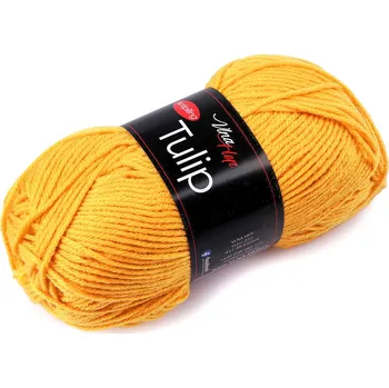 Pletací příze Tulip 100 g oranžovožlutá 1 ks