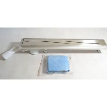 sprchový žlab Boční nerezový sprchový odtokový žlab Estiva Just Flank Délka: 60 cm