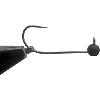 Rybářský háček 5ks - Jigová Hlavička Jigovky HD Barbless Black Velikost 8 0,6gr