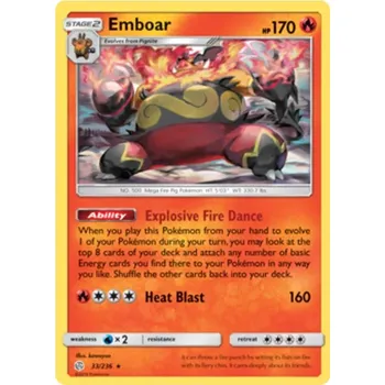 Sběratelská karetní hra Emboar 033/236 - Cosmic Eclipse Typ karty: Non-Holo