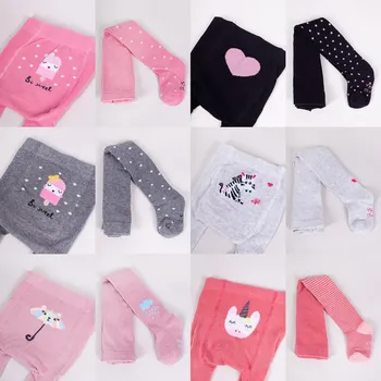 Punčochové kalhoty vzorované dívčí RA03G 80-86 Mix barev