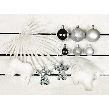 Vánoční dekorace LAALU Vánoční ozdoby - sada ANDĚLSKÁ KŘÍDLA, na stromky 240 - 270 cm