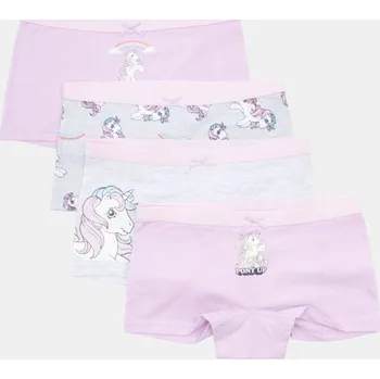 Oblečení a móda Sinsay - Sada 4&nbsp;kalhotek My Little Pony - vícebarevná - 436DS-MLC - 436DS-MLC-U13