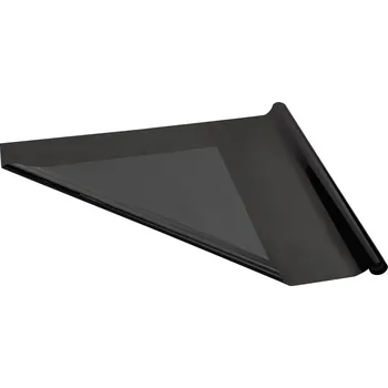 Stavební fólie Černá metalická dekorační fólie 80 cm x 25 m – lesklý povrch