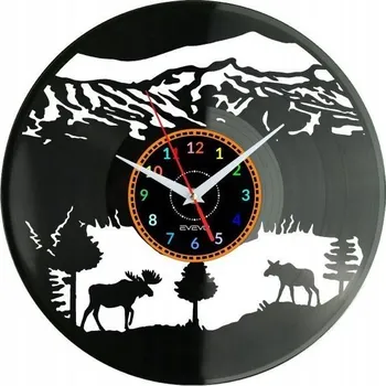 Hodiny Nástěnné hodiny Evevo černé 30 cm