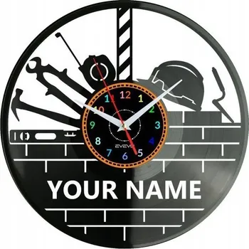 Hodiny Nástěnné hodiny Evevo černé 30 cm