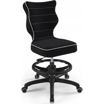 ENTELO otočná židle PRO DĚTI s podnožkou Petit černá Jasmine r.5