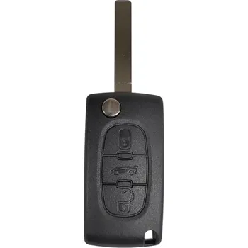 Autoklíč Obal Citroen / Peugeot VA2 3tl. baterie obal sklopný