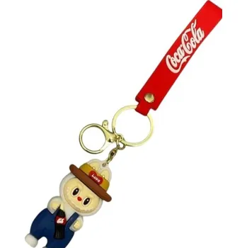 Klíčenka ve stylu Labubu Coca Cola - varianta B