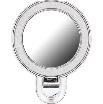 Náhradní kryt pro mobilní telefon Stojan na telefon Circle Mirror - nalepovací - stříbrný