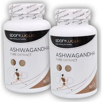 Přírodní produkt Sportwave Sportwave 2x Ashwaghanda pure extract 90 kapslí