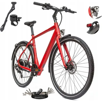 Elektrokolo Elektrokolo (do 250 W) Head Neo/50, rám 19,5 palců, hliníkový, kolo 28", červené, 250 W