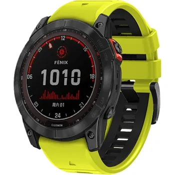 Řemínek na hodinky Odolný Garmin QuickFit řemínek 22mm - Razivě Zelený IR-AWGW-0275