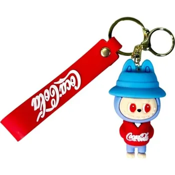 Klíčenka ve stylu Labubu Coca Cola - varianta C