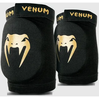 Venum Kontact chrániče loktů - černá/zlatá, VENUM-0482-126 XL