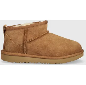 Dívčí sněhule Dětské semišové sněhule UGG Classic Ultra Mini 1130750K.CHE hnědá 84X, EUR 31