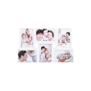 Digitální fotorámeček Fotorámeček na 6 fotek, 44x28 cm, bílý SPRINGOS PANORAMA