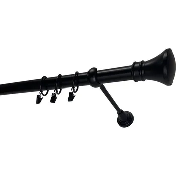 Garnýž Garnýž kovová 110 cm jednořadá 25 žezlo černá