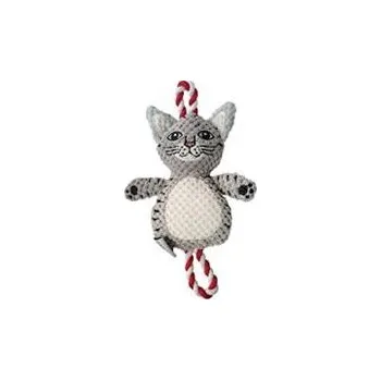 Hračka pro psa Plyšová hračka ve tvaru kočky Harper and Bone 1 ks