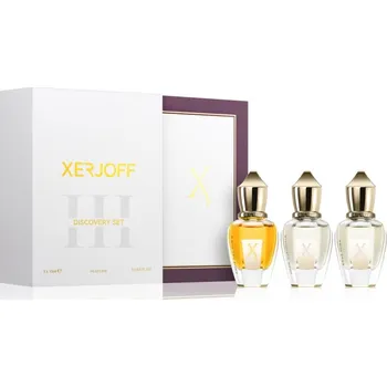 Unisex parfém Xerjoff Discovery Set Xerjoff Cruz del Sur II parfém 15 ml + Xerjoff Erba Pura parfémovaná voda 15 ml + Xerjoff Uden Overdose parfém 15 ml