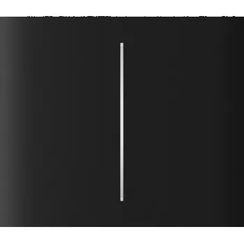 Centrální jednotka pro chytrou domácnost Ajax CenterButton (2-gang) vertical - Středové dvou tlačítko, vertikální instalace, černá